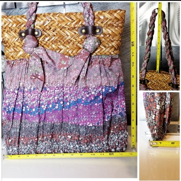 SUN N SAND BOHO CHIC BAG PURPLE - Picture 9 of 13